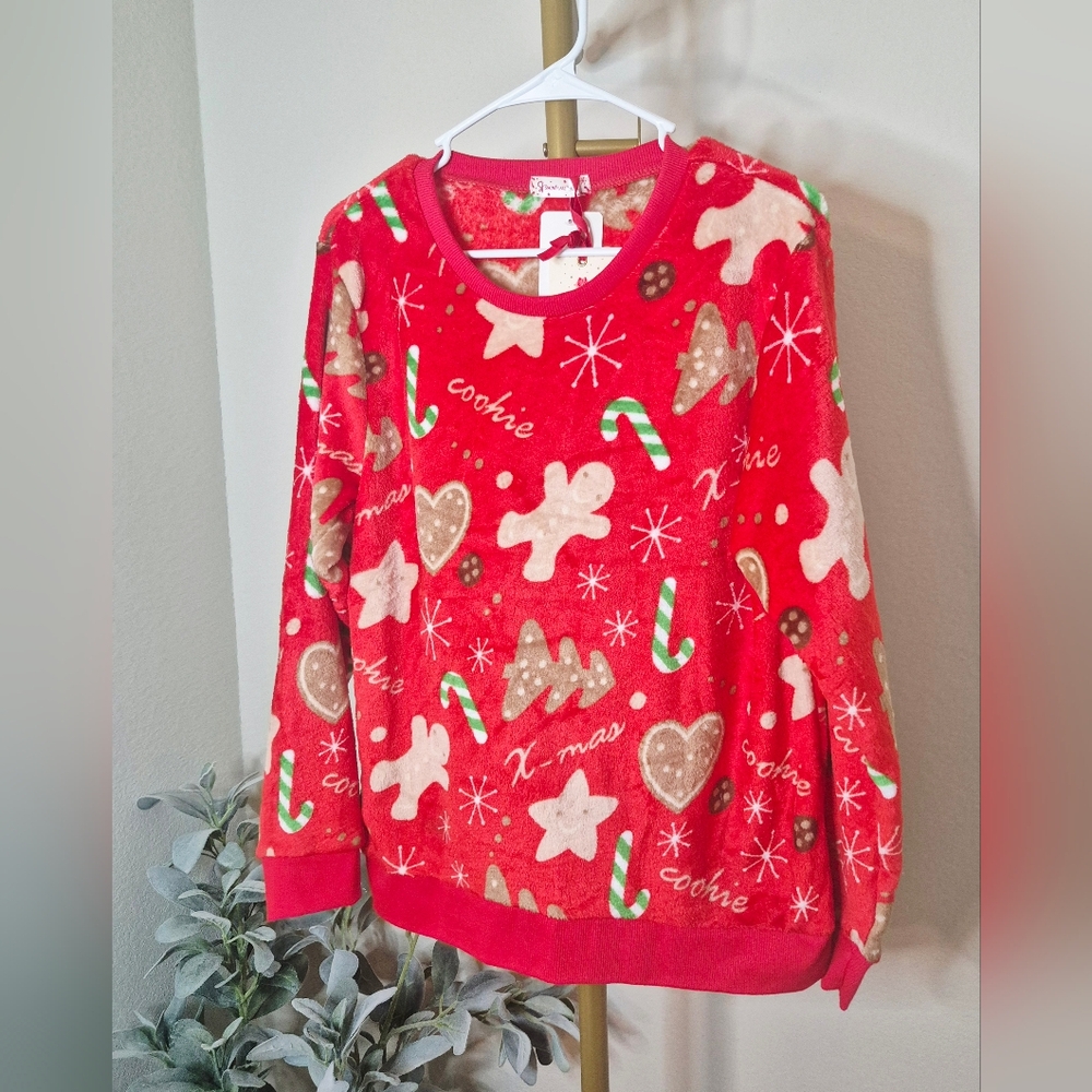 SNOWFLAKE Festive Print Holiday Sweater